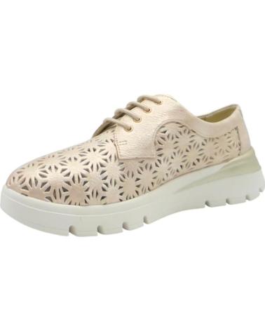 PITILLOS ZAPATO CONFORT PARA MUJER 11091 COLOR ORO METAL