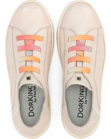 DORKING ZAPATOS D9499-INSU EN BEIGE PARA MUJER I S RAW BLANCO