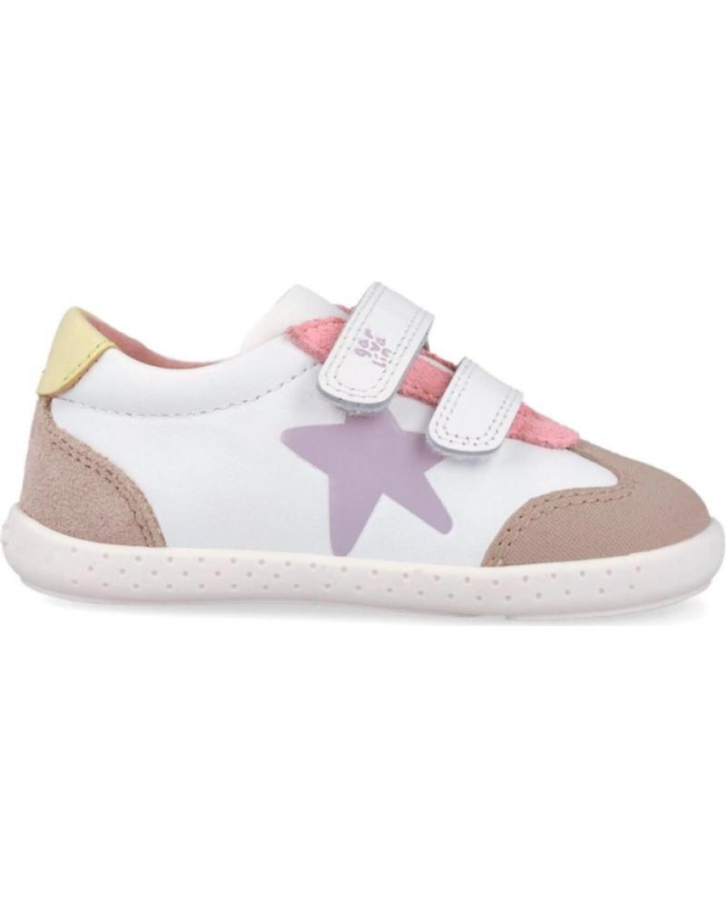 GARVALIN ZAPATILLAS BAREFOOT GARVALÍN CON ESTRELLA BLANCO-LILA