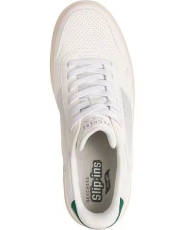 SKECHERS ZAPATILLAS 590503400027 EN BEIGE PARA UNISEX WHITE-GREEN
