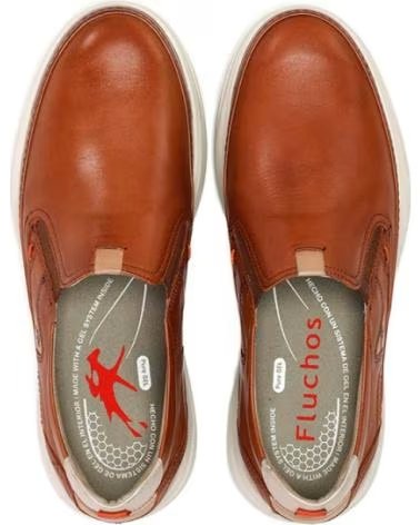 FLUCHOS ZAPATOS 091-F2445 EN MARRON PARA HOMBRE HABANA CUEROCOM 2