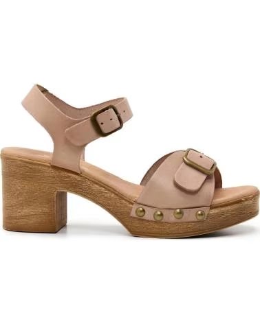 LOIS JEANS LOIS WOMEN´S HEELED SANDALS WITH BUCKLE BEIGE