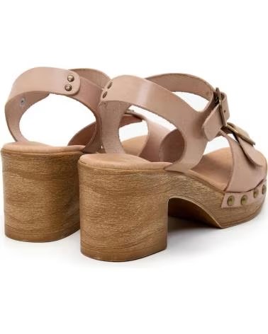 LOIS JEANS LOIS WOMEN´S HEELED SANDALS WITH BUCKLE BEIGE