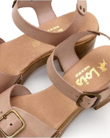 LOIS JEANS LOIS WOMEN´S HEELED SANDALS WITH BUCKLE BEIGE