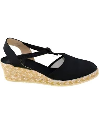 SEVILLAS VALENCIANA DE YUTE EXTRA-CONFORT 419 NEGRO