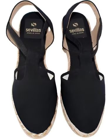 SEVILLAS VALENCIANA DE YUTE EXTRA-CONFORT 419 NEGRO