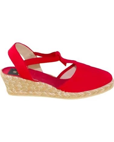 SEVILLAS VALENCIANA DE YUTE EXTRA-CONFORT 419 ROJO