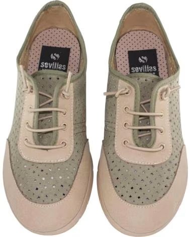 SEVILLAS DEPORTIVO PICADOS EXTRA-CONFORT SV2332921 KAKI