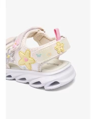 CONGUITOS SANDALIAS PLANAS NINA 260016 WHT BLANCO