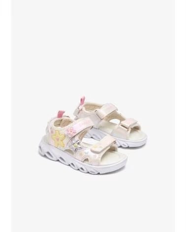 CONGUITOS SANDALIAS PLANAS NINA 260016 WHT BLANCO