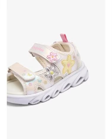 CONGUITOS SANDALIAS PLANAS NINA 260016 WHT BLANCO