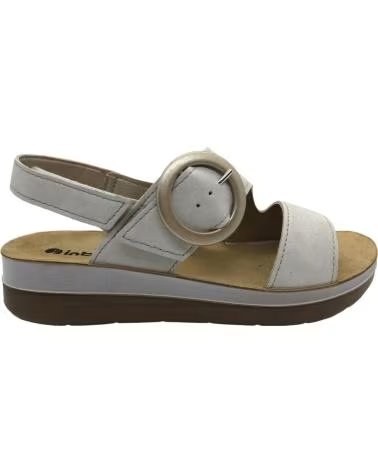 INBLU SANDÁLIA FEMININA INBLU CONFORTO FT000021 BEGE BEIGE