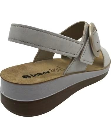 INBLU SANDÁLIA FEMININA INBLU CONFORTO FT000021 BEGE BEIGE