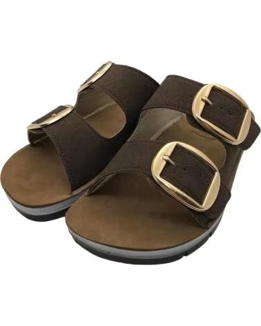 INBLU SANDÁLIA INBLU FEMININA ESTILO CHINELO CP000061 MARROM MARRON