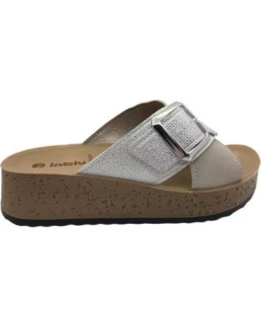 INBLU SANDÁLIAS INBLU FEMININAS CONFORTÁVEIS FIVELA AJUSTÁVEL BRANCO BLANCO