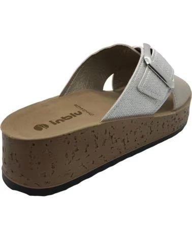 INBLU SANDÁLIAS INBLU FEMININAS CONFORTÁVEIS FIVELA AJUSTÁVEL BRANCO BLANCO