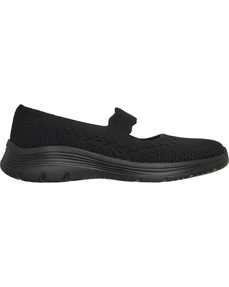 SKECHERS BEDFORD MARY JANE SHOES NEGRO