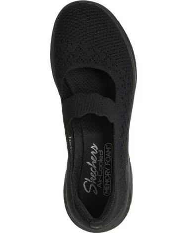SKECHERS BEDFORD MARY JANE SHOES NEGRO