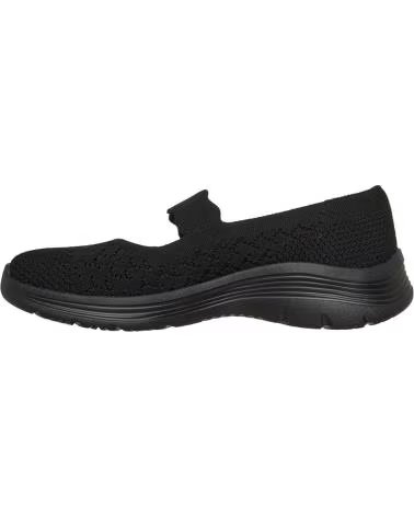 SKECHERS BEDFORD MARY JANE SHOES NEGRO