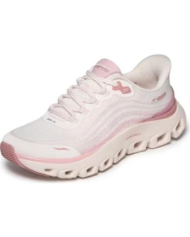SKECHERS BASKETS SKECHERS ARCH FIT GLIDE WAVE SLIP-INS FEMME BEIG