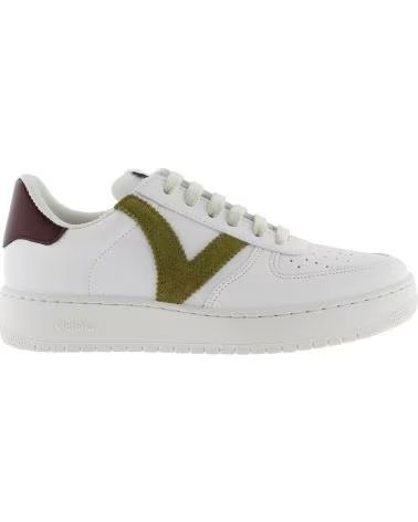 VICTORIA VICTORIA MADRID SCARPE SPORTIVE DONNA PELLE OLIVA OLIVA