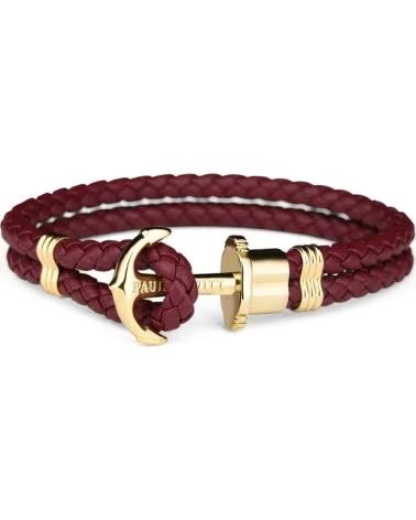 PAUL HEWITT PULSERA PAUL HEWITT SAILOR LINE CON ANCLA DORADA PARA HOMBRE Y MUJER