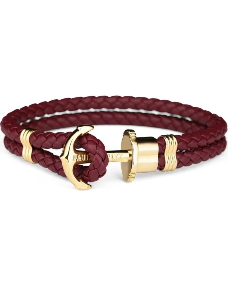 PAUL HEWITT PULSERA PAUL HEWITT SAILOR LINE CON ANCLA DORADA PARA HOMBRE Y MUJER