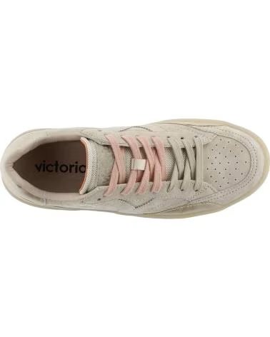 VICTORIA VICTORIA TURIN TÊNIS DE CAMURÇA FEMININO BEGE BEIGE