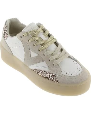 VICTORIA SCARPE DA GINNASTICA VICTORIA TURIN GLITTER DA DONNA PLATINO