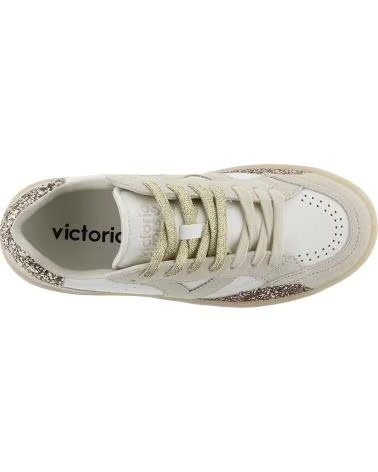 VICTORIA SCARPE DA GINNASTICA VICTORIA TURIN GLITTER DA DONNA PLATINO