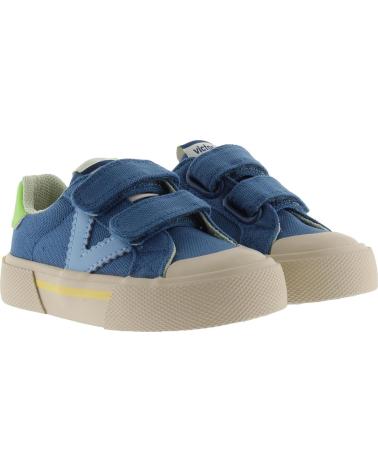 VICTORIA ZAPATILLAS VICTORIA DEPORTIVAS DE LONA CON DOBLE VELCRO PARA NIÑOS JEANS