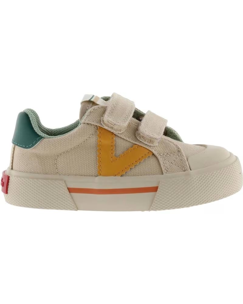 VICTORIA VICTORIA TRIBU MINIMALISTISCHE LEINWAND-SNEAKER FÜR KINDER BEIGE BEIGE