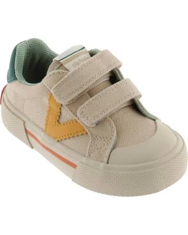 VICTORIA VICTORIA TRIBU MINIMALISTISCHE LEINWAND-SNEAKER FÜR KINDER BEIGE BEIGE