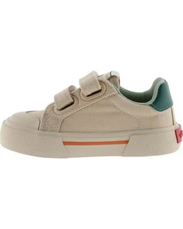 VICTORIA VICTORIA TRIBU MINIMALISTISCHE LEINWAND-SNEAKER FÜR KINDER BEIGE BEIGE