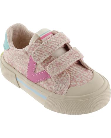 VICTORIA ZAPATILLAS VICTORIA DEPORTIVAS PARA NIÑA CON CIERRE DE VELCRO ROSA