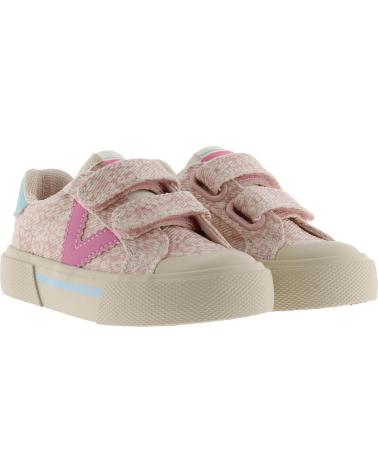 VICTORIA ZAPATILLAS VICTORIA DEPORTIVAS PARA NIÑA CON CIERRE DE VELCRO ROSA