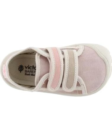 VICTORIA SCARPE DA GINNASTICA VICTORIA BAREFOOT PER BAMBINI ROSA ROSA
