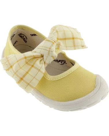 VICTORIA SANDALIAS NINA MODELO 1370130V COLOR  AMARILLO