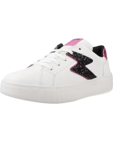 BASKETS GEOX J MIKIROSHI GIRL BLANCHES POUR FILLE C1Z8D
