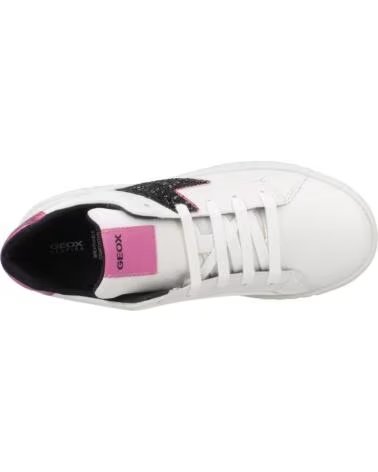 BASKETS GEOX J MIKIROSHI GIRL BLANCHES POUR FILLE C1Z8D