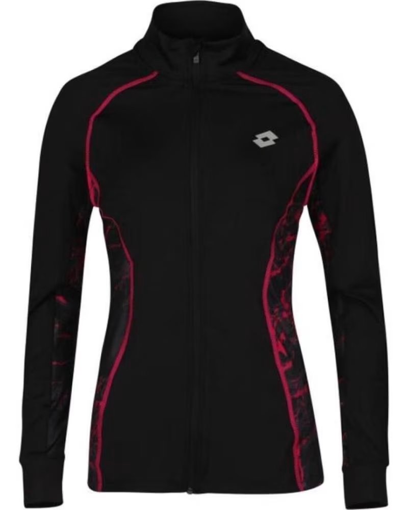 LOTTO SUDADERA M NEGRA ROSA RUN FIT