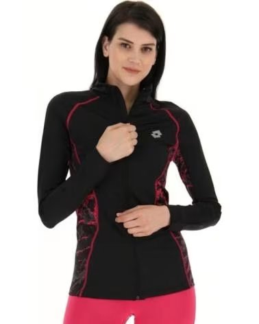 LOTTO SUDADERA M NEGRA ROSA RUN FIT