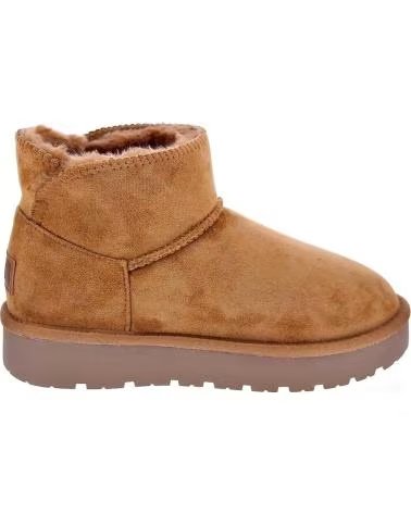 XTI AUSTRALISCHER STIEFEL CAMEL MIT KUNSTPELZ MARRóN