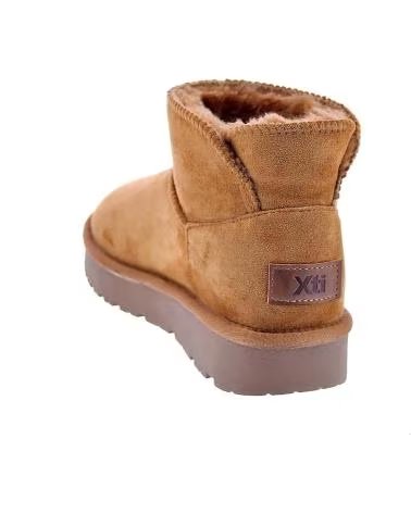 XTI AUSTRALISCHER STIEFEL CAMEL MIT KUNSTPELZ MARRóN