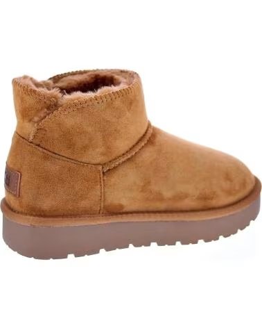 XTI AUSTRALISCHER STIEFEL CAMEL MIT KUNSTPELZ MARRóN