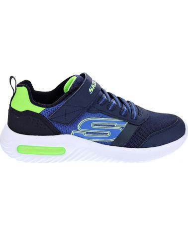 SKECHERS ZAPATILLAS DEPORTIVAS SKECHERS BOUNDER TECH PARA NIÑO AZUL
