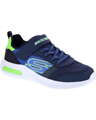 SKECHERS ZAPATILLAS DEPORTIVAS SKECHERS BOUNDER TECH PARA NIÑO AZUL