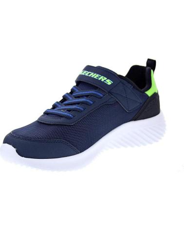 SKECHERS ZAPATILLAS DEPORTIVAS SKECHERS BOUNDER TECH PARA NIÑO AZUL