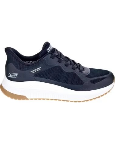 SKECHERS Zapatillas Slip-Ins Bobs Squad 4 - Pocket Ace en negro para hombre BLACK KNIT