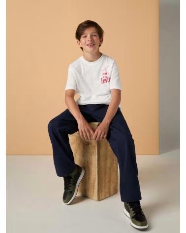 LEVIS CAMISETA DE MANGA CORTA BURGER MEAL TEE EN PARA UNISEX BLANCO